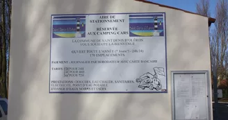 Aire de stationnement et de service camping-car - Le Moulin Aire de stationnement et de service camping-car - Le Moulin