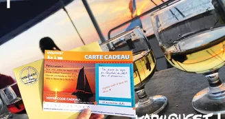 Sortie à l'heure de l'apéro en catamaran à voile - Kapalouest Sortie à l'heure de l'apéro en catamaran à voile - Kapalouest