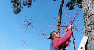 Anémochores - Installation artistique de Marie-Hélène Richard