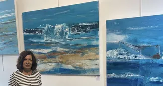 A fleur d'eau - Exposition de Francine Alary