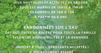 Canoë kayak - Animations d'été Canoë kayak - Animations d'été