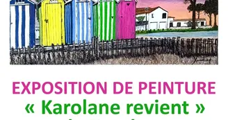 exposition de peinture " Karolane revient" de Karolane