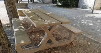 Aire de pique-nique du marché