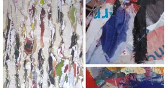 Exposition : Sur les pas de... Mark Bradford Exposition : Sur les pas de... Mark Bradford