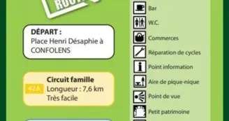 Boucle vélo route 42 Boucle vélo route 42