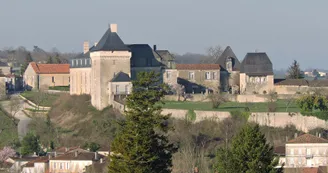 Vue sur le château de Chalais Vue sur le château de Chalais