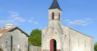 Circuit VTT N25 du Trefle Vignoble du Cognac voie romaine eglises romanes Nobla 7 Circuit VTT N25 du Trefle Vignoble du Cognac voie romaine eglises romanes Nobla 7
